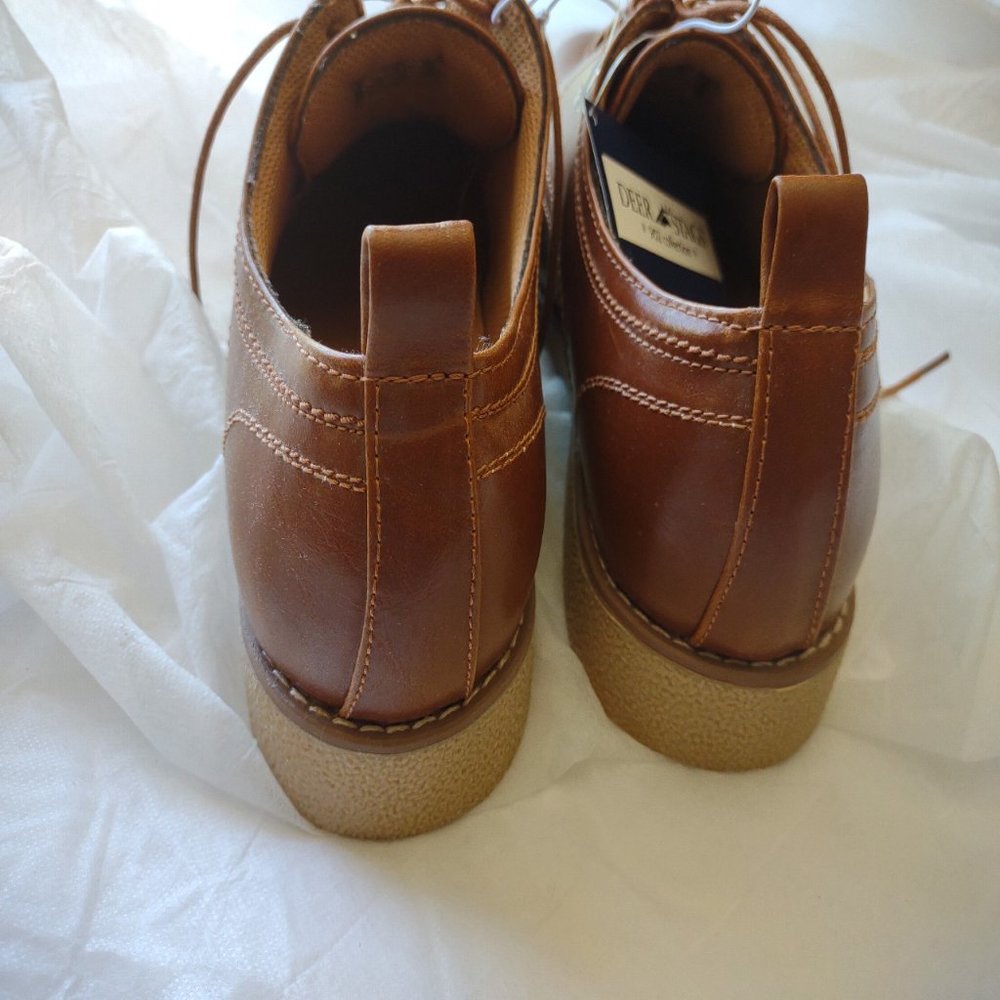 Deer Stags Men's Brown Mitchell Lace-up Shoes SIZE 10.5 M NEW - Picture 4 of 13